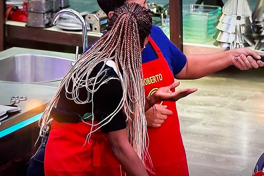 Caterine Ibargüen y Roberto Cano