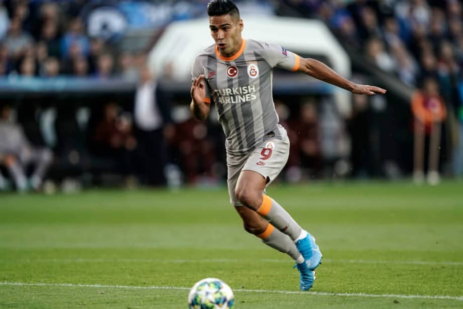 Radamel Falcao García jugó todo el partido ente el Brujas, por Champions League. / AFP