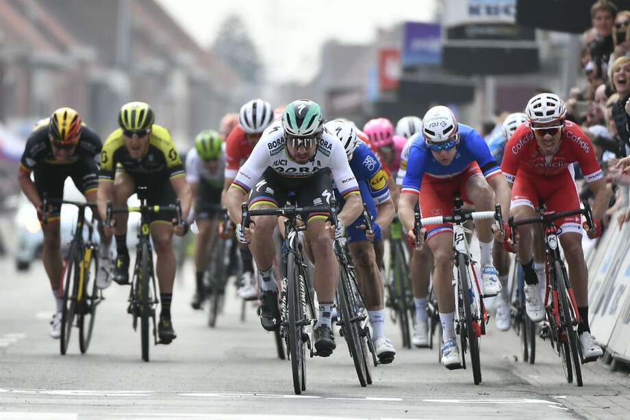 Peter Sagan ganó su tercera Gante-Wevelgem. / AFP