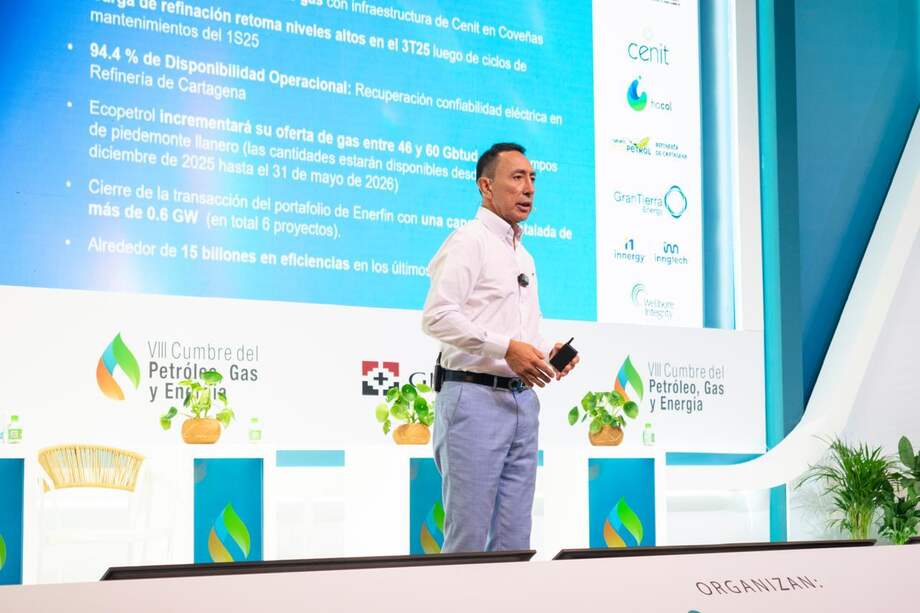 Ricardo Roa, presidente de Ecopetrol, en la Cumbre de Petróleo, Gas y Energía.