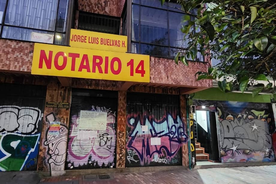 La Notaría 14 de Bogotá lleva un mes cerrada.