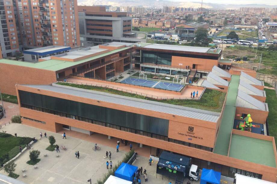 El colegio La Felicidad, en la localidad de Fontibón. / Cortesía: Alcaldía de Bogotá