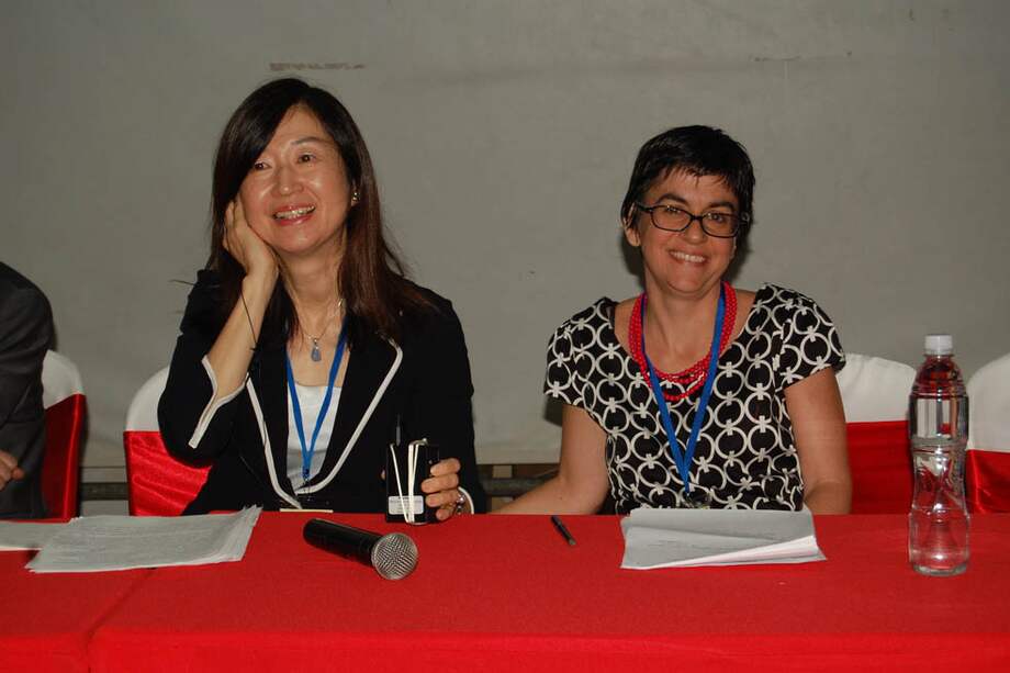 Yasuko Takezawa, Directora Instituto de Humanidades, Universidad de Kyoto, Kyoto (Japón), y Graziella Moraes D. Silva, PERLA, Brasil, Rio de Janeiro. UFRJ (Departamento de Sociología). /Cortesía