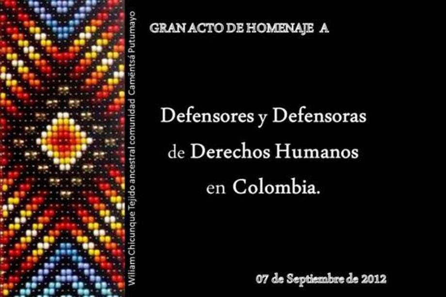 Galardón a una vida por los DD HH