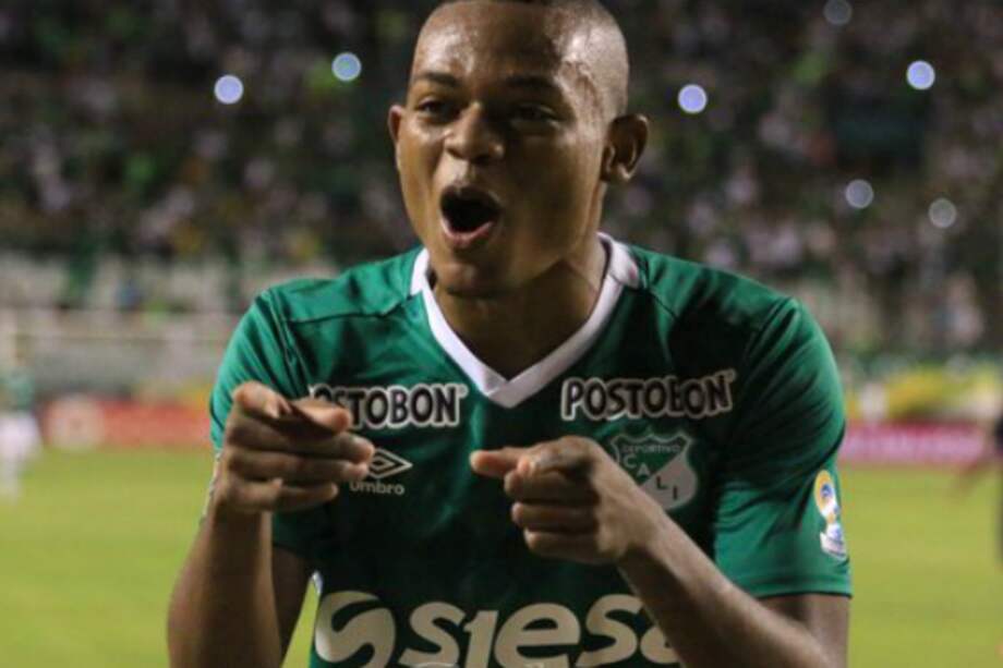 Harold Preciado anotó el segundo gol en la victoria del Cali. / @AsoDeporCali