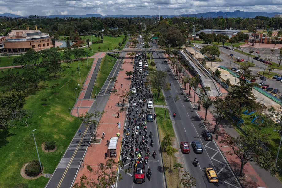 Este 16 de septiembre de 2025, cientos de motociclistas se movilizaron en Bogotá para rechazar la gestión de la administración de Carlos Fernando Galán, en materia de Movilidad.