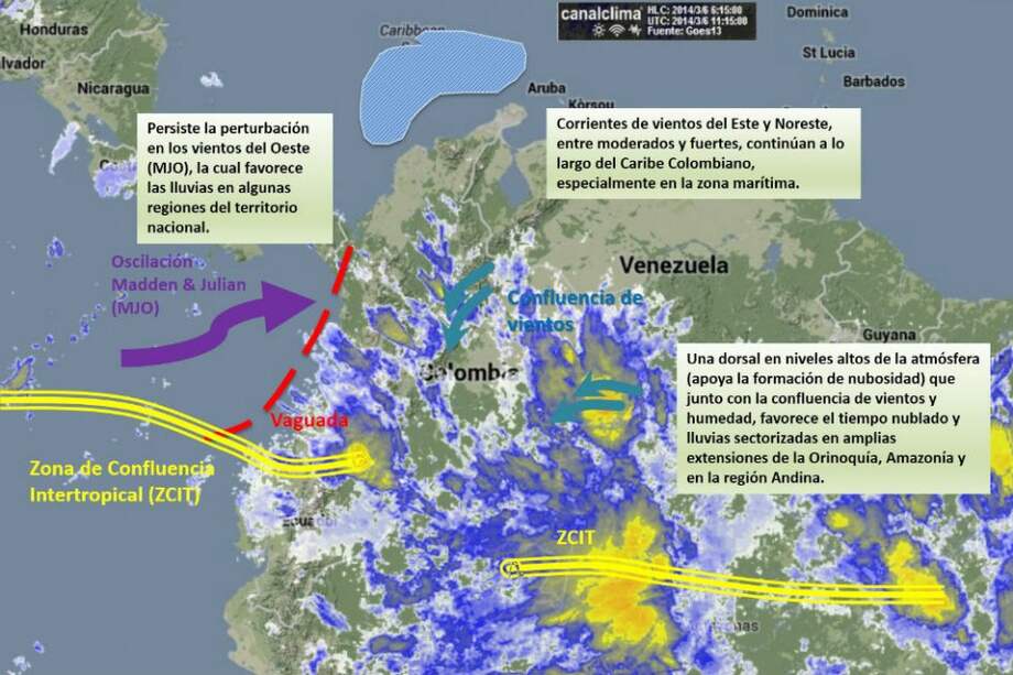 Pronóstico del clima para este 6 de marzo