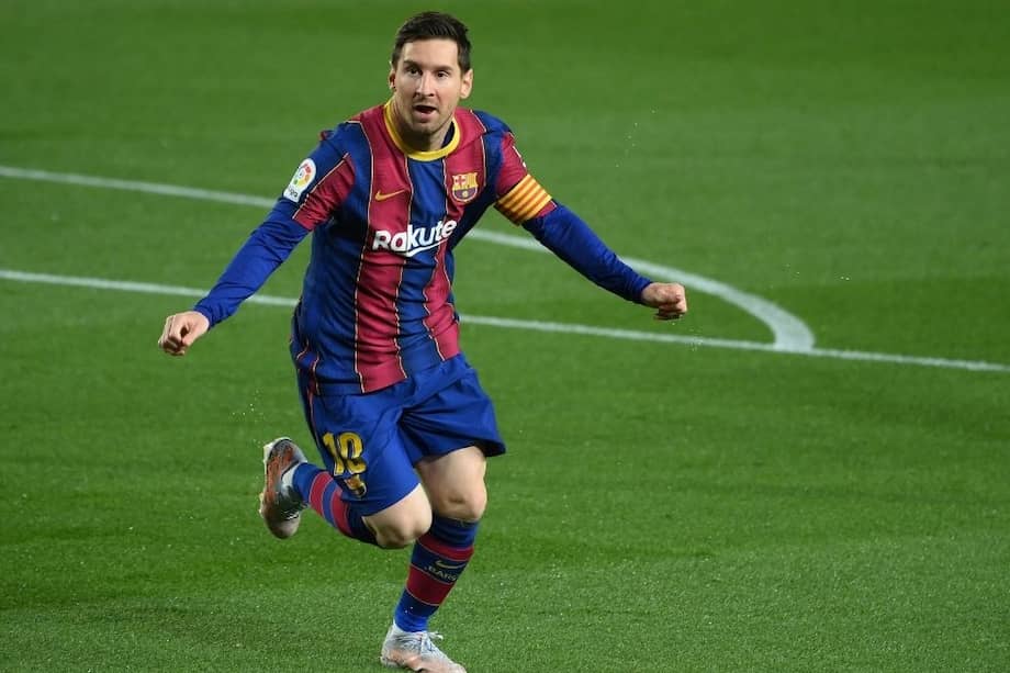 El delantero argentino en la celebración de su primer gol.