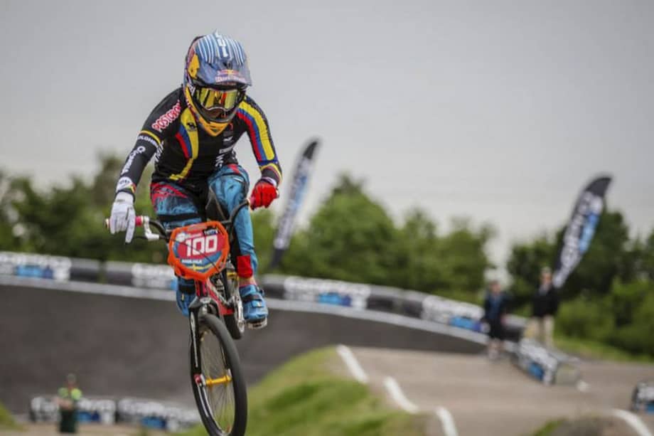 Mariana Pajón lidera el campeonato mundial de BMX. Foto: AFP