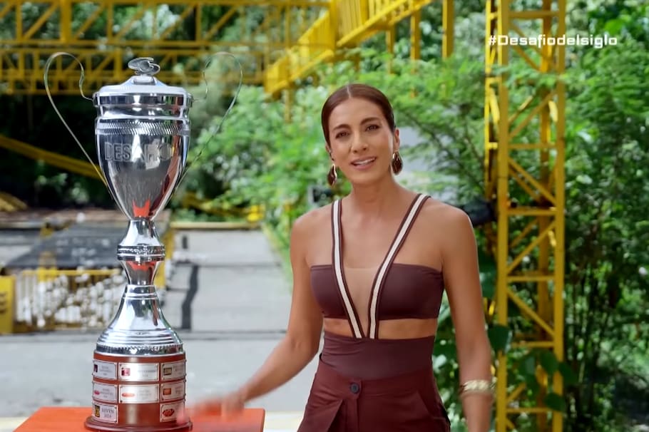 Andrea Serna, presentadora de 'Desafío Siglo XXI'.