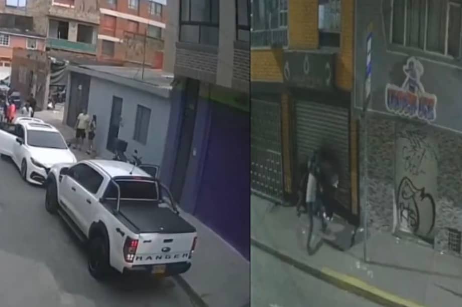 Dos robos en un día en Bogotá: carro hurtado en autolavado y joyería saqueada. Solo hay cámaras y no hay respuesta oficial.