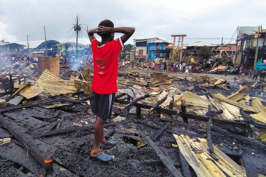 El Gobierno se comprometió a empezar en máximo un mes la reconstrucción de las viviendas en Riosucio. / Émerson Mena