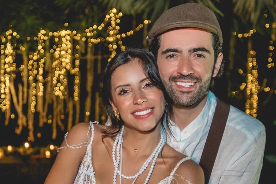Manuela Cardona y Alejandro González se casaron en el 2019.