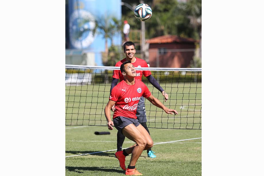 Alexis Sánchez, delantero de la selección chilena.