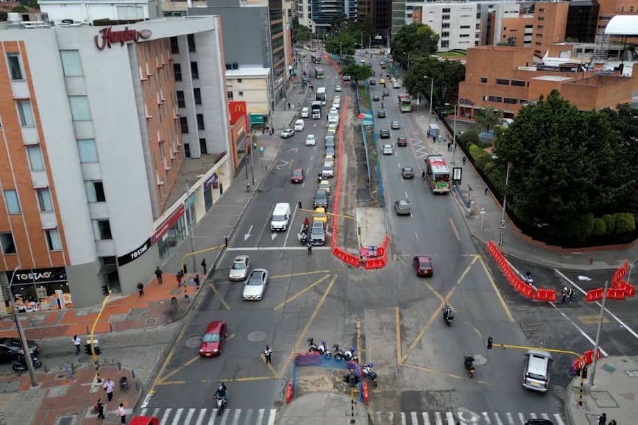 Las obras del Corredor Carrera Séptima avanzan hacia el sector de la Fundación Santa Fe y obligarán a nuevos cambios de movilidad.