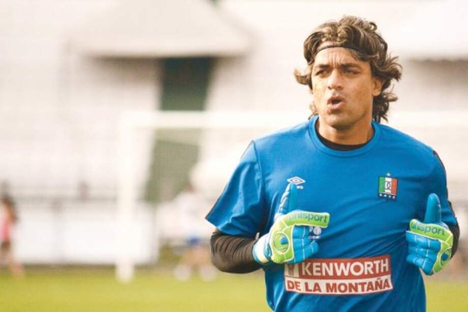 Juan Carlos Henao, uno de los arqueros del Once Caldas de Manizales. / Cortesía “La Patria”