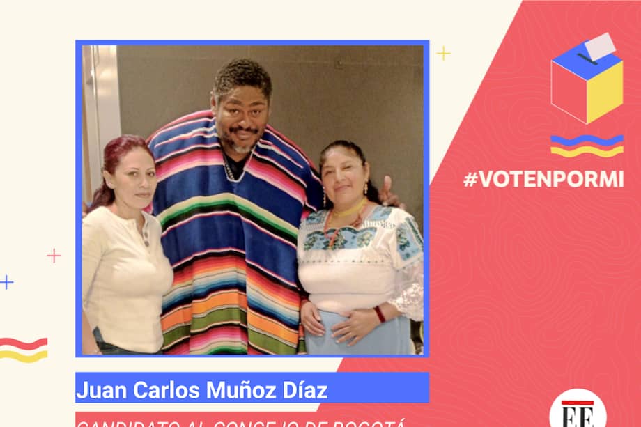 Juan Carlos Muñoz Díaz, candidato al Concejo de Bogotá.