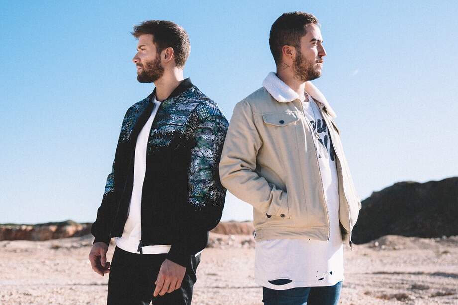 Pablo Alborán y Beret durante el proceso de producción de "Sueño". / Warner Music