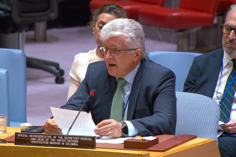 Miroslav Jenča, el jefe de la Misión de Verificación de la ONU en Colombia.