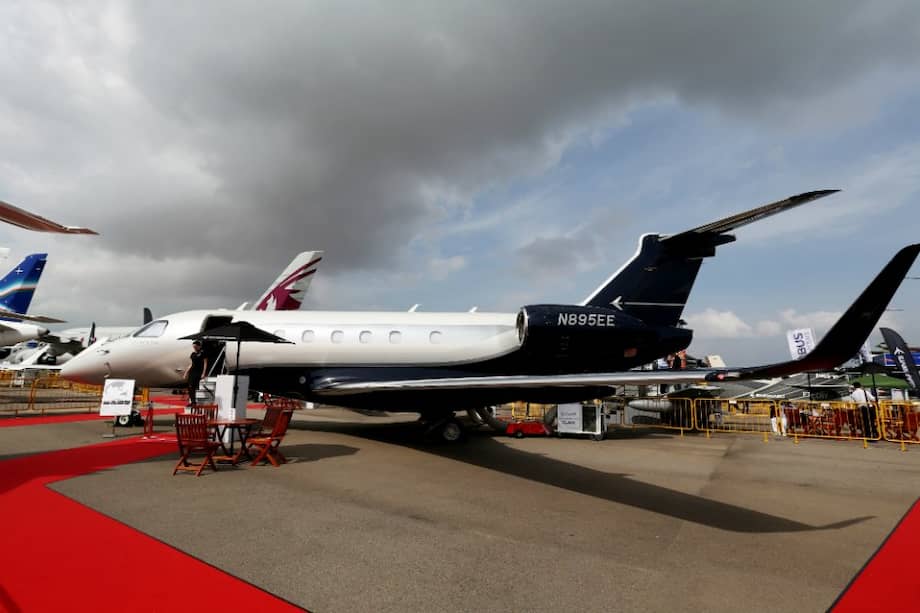 La mayor parte de los aviones privados no se usa demasiado. / Bloomberg News