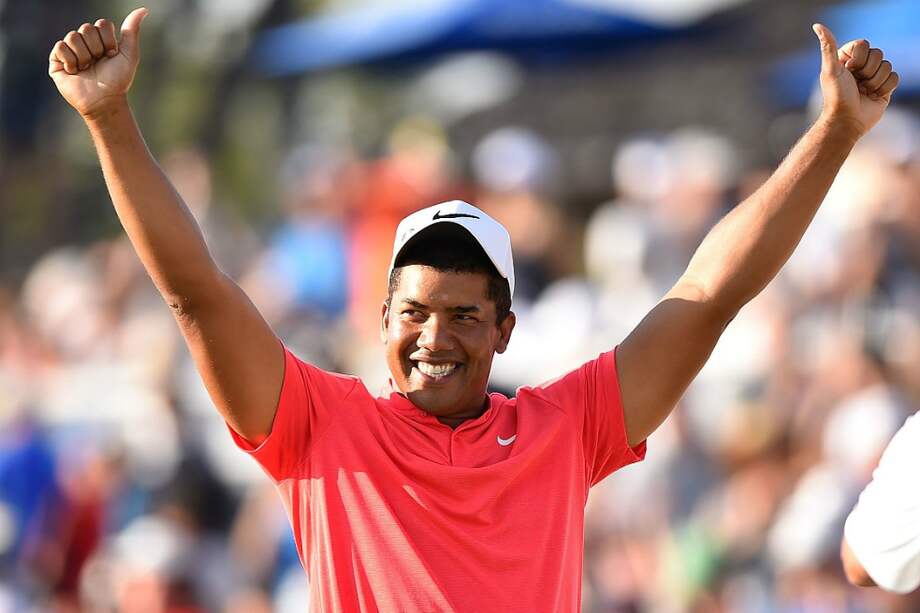 Jonathan Vegas, golfista venezolano, ganador del Abierto de Canadá, en el PGA Tour. / AFP