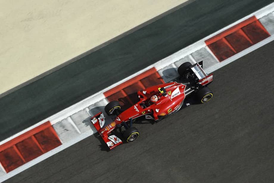 Monoplaza de Kimi Raikkonen en el GP de Abu Dhabi. Foto: Ferrari