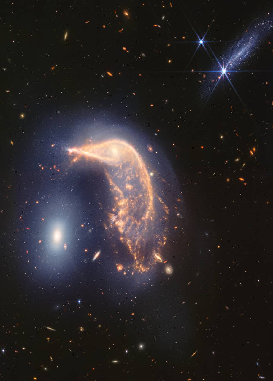 El telescopio James Webb cumplió dos años y lo celebró con esta imagen