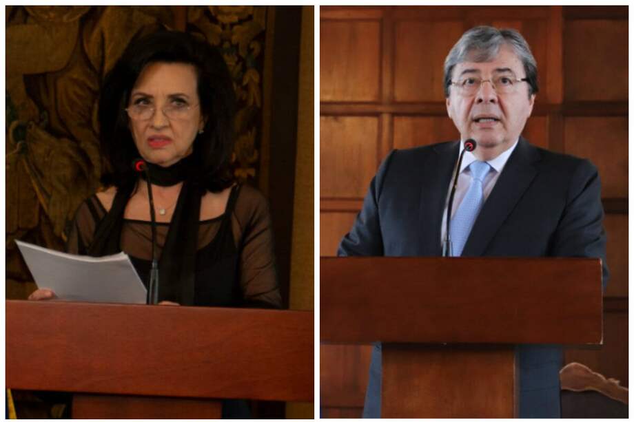 La nueva canciller (izquierda) fue grabada en una conversación con Francisco Santos, en la que hablan con desparpajo sobre el gobierno norteamericano, el nuevo ministro de Defensa (derecha) y la estrategia contra Venezuela.
/ Cortesía Cancillería