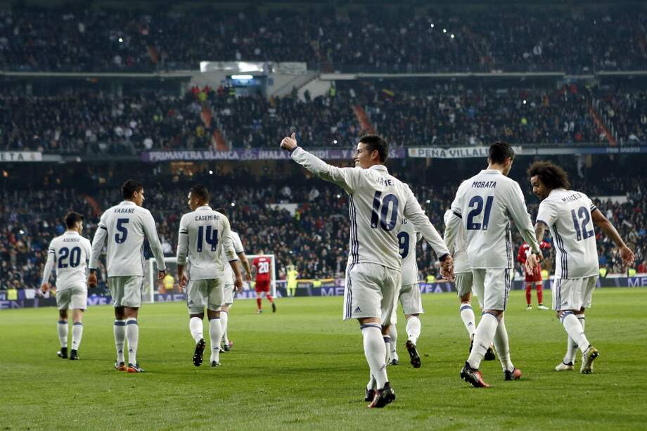 James Rodríguez enfrentará al Real Madrid en semifinales de Liga de Campeones. / AFP