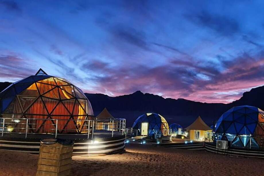 Vista del Memories Aicha Luxury Camp en Uadi Rum, Jordania. / Cortesía