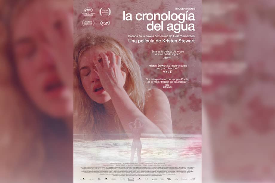"La cronología del agua" se estrenó en el Festival Internacional de Cine de Cannes, en 2025.