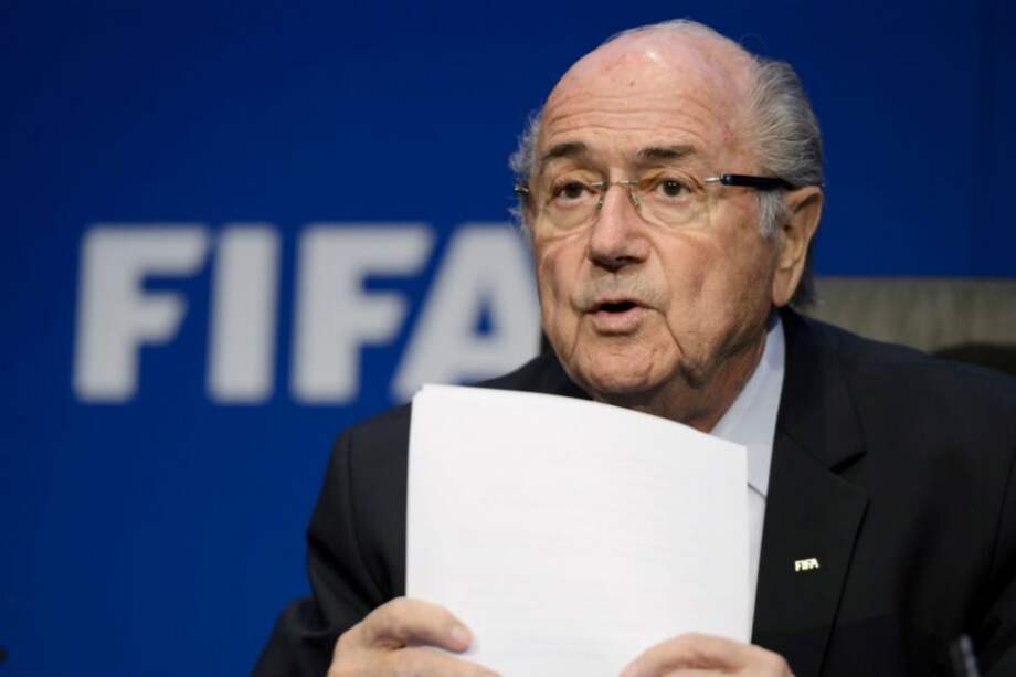 Joseph Blatter renunció la presidencia de la Fifa. Foto: AFP
