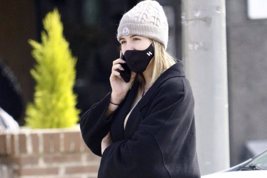 Alba Díaz presume de look "total black" para el día a día