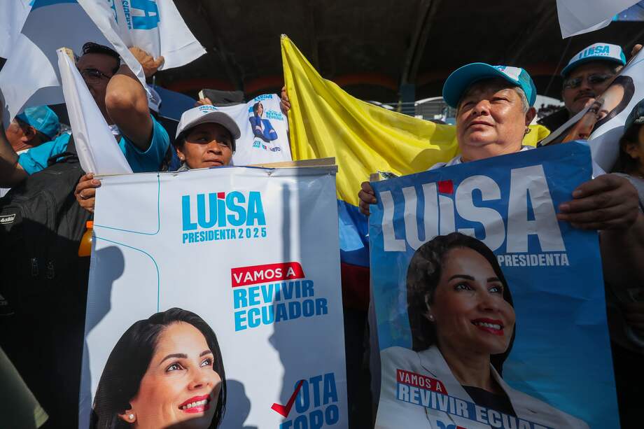 El presidente de Ecuador, Daniel Noboa, y su principal rival, Luisa González, queman sus últimas cartuchos en la campaña electoral para los comicios generales. Definirán el escenario político del país andino para los próximos cuatro años.