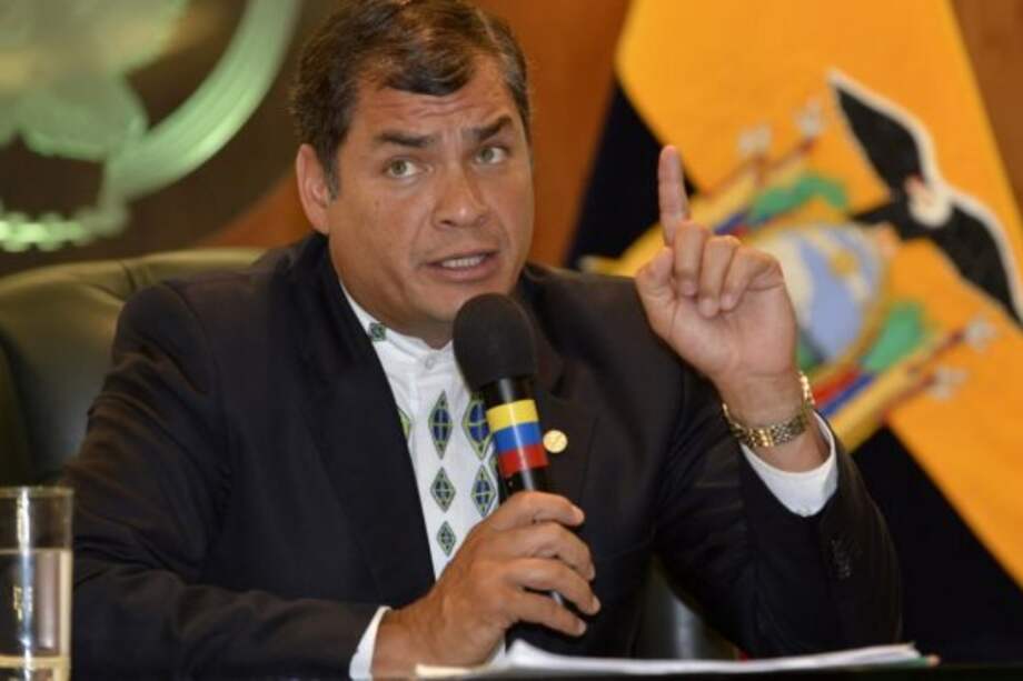 El mandatario ecuatoriano Rafael Correa./ AFP