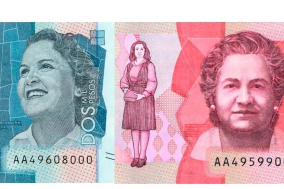 ¿Qué debe hacer una mujer para aparecer en un billete colombiano?