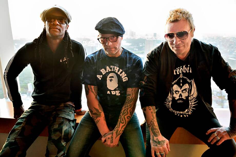 The Prodigy (Liam Howlett, Keith Flint y Maxim) se había convertido en uno de los grupos más influyentes de la escena underground británica tras el lanzamiento en 1997 de su rompedor álbum "The Fat Of The Land". / AFP