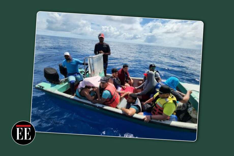 Migrantes en aguas colombianas.