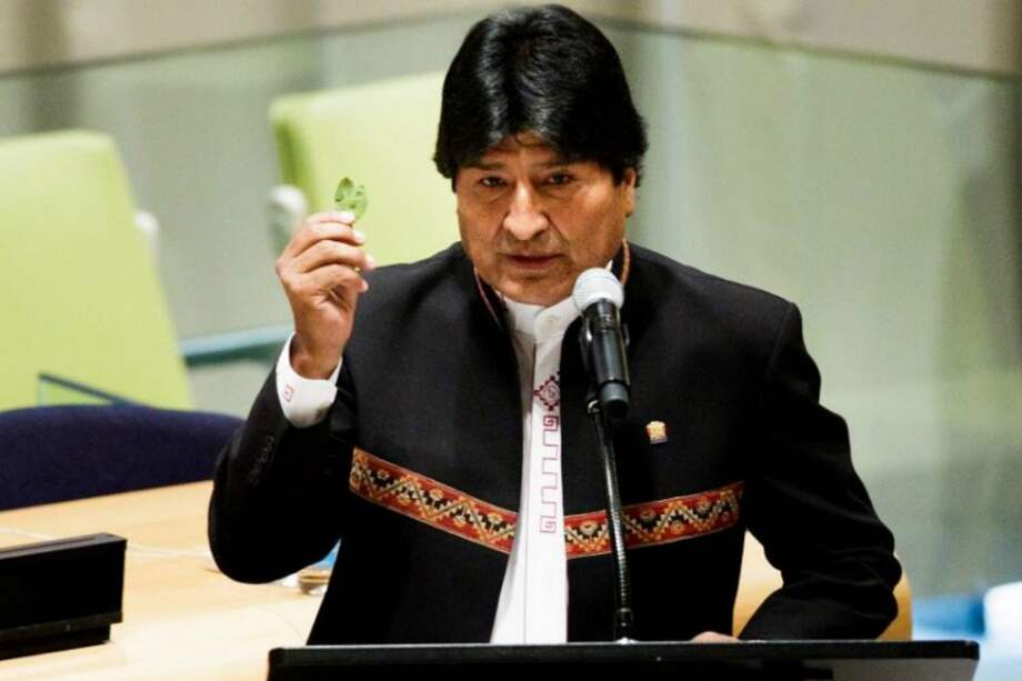 El presidente boliviano durante la Sesión Extraordinaria de Naciones Unidas de 2016, en la que se abordó el problema mundial de las drogas. / Archivo EFE.