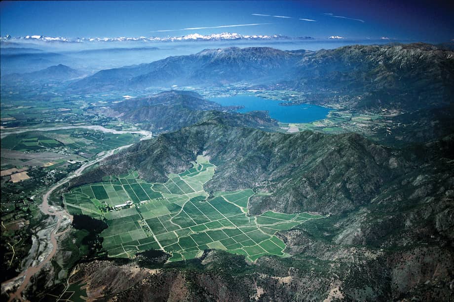 Fundo Tarapacá, en el Valle del Maipo, en Chile.
