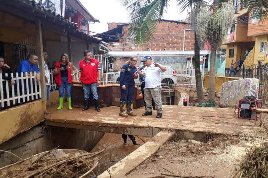Las autoridades advirtieron sobre posibles tormentas eléctricas en la zona para la tarde de este martes. / Cortesía Gobernación de Antioquia