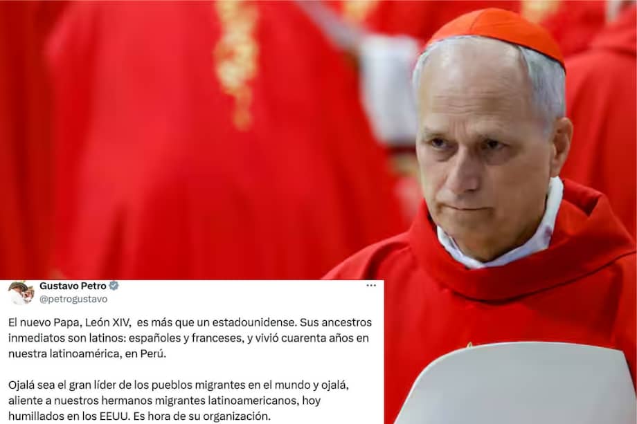 El presidente Gustavo Petro se pronunció a través de sus redes sobre la elección de León XIV como nuevo papa de la iglesia católica.