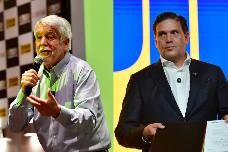 El candidato del Partido Oxígeno, Juan Carlos Pinzón, fue quien hizo la invitación al exalcalde Enrique Peñalosa para que aterrizara a la colectividad.