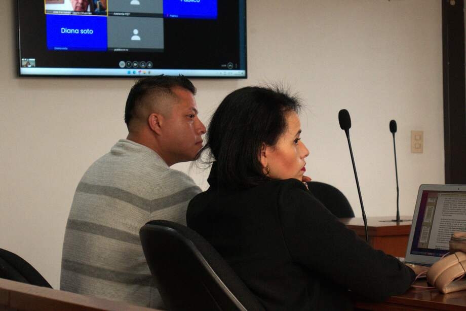 Jorge Andrés Lasso Valencia, patrullero activo acusado de homicidio.