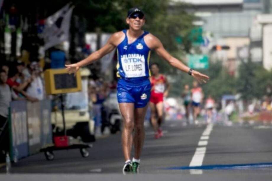 El nariñense Luis Fernando López representará a Colombia en los 20 km marcha, en Río 2016. /Archivo