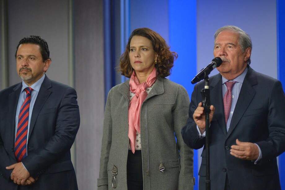 Al término de una reunión del gabinete en la que se analizó el asesinato de líderes sociales, el ministro de Defensa, Guillermo Botero, dijo que dos de los asesinatos fueron perpetrados en el departamento del Cauca, uno en Antioquia, otro en Santa Marta y uno más en Hacarí. / Cortesía