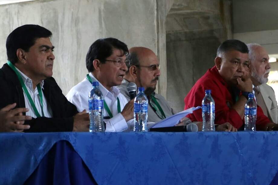 El canciller Denis Moncada ratificó la intención del gobierno de mantener el diálogo con la oposición. / AFP