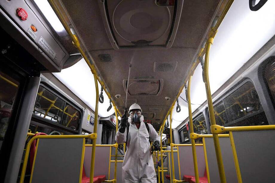 Los resultados de la nueva investigación permitirán desarrollar un sistema de desinfección térmica de autobuses y otros transportes públicos. / Mauricio Alvarado - El Espectador