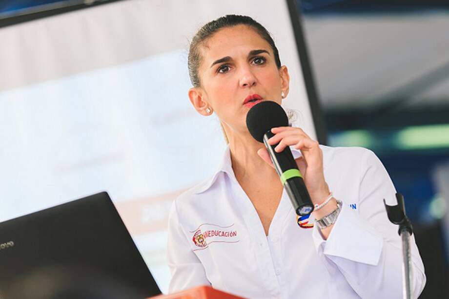 La ministra de Educación de Colombia, María Victoria Angulo, fue una de las participantes del Foro Internacional sobre Inclusión y Equidad en la Educación, que contó con la presencia de personas de más de 40 países. / Alcaldía de Cali