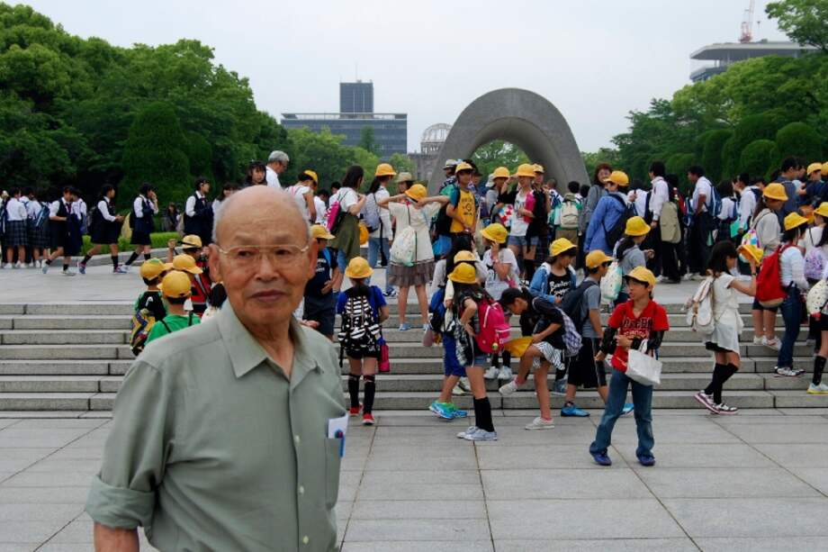 Sadao Hirano, de 83 años, sobreviviente de la bomba nuclear que cayó sobre Hiroshima el 6 de agosto de 1945. /EFE
